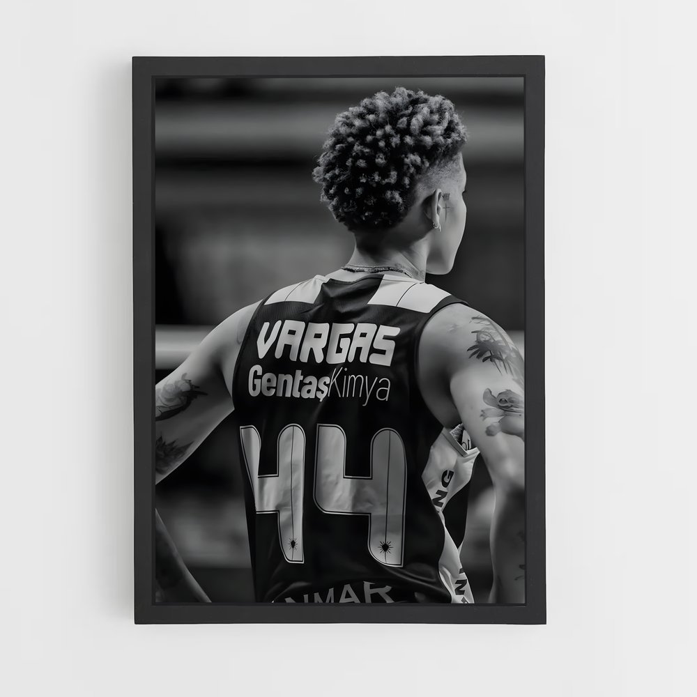 Poster Melissa de vargas – affiche Volleyball (vue 2)